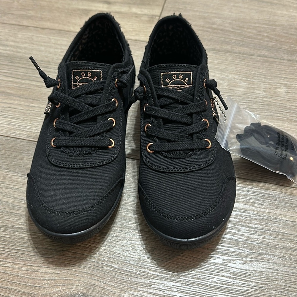 Bobs from sketchers shoes 7 rose gold accents